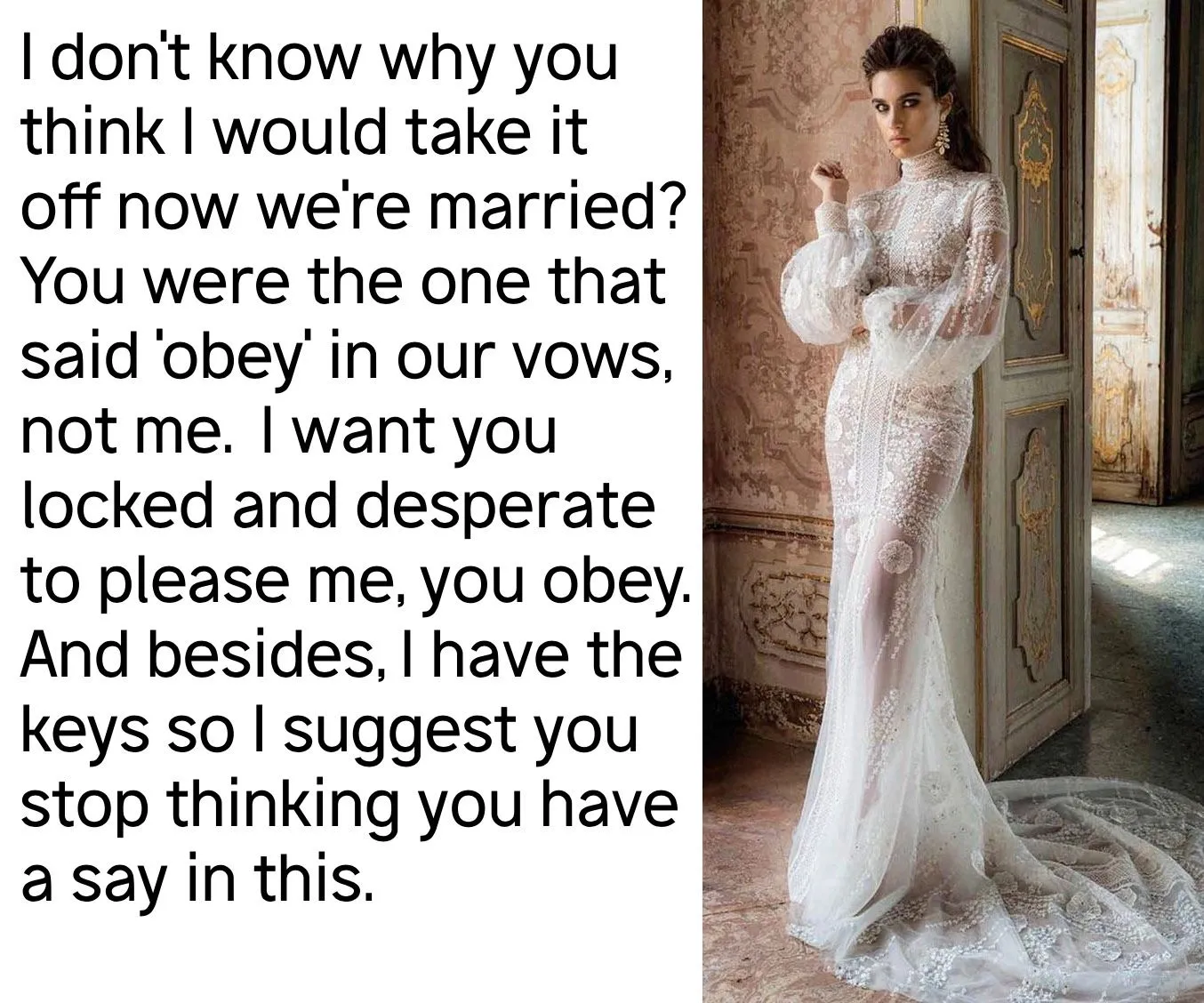 1489 femdom honeymoon roleplay