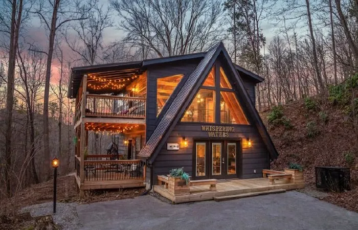 1532 gatlinburg cabin kitchen