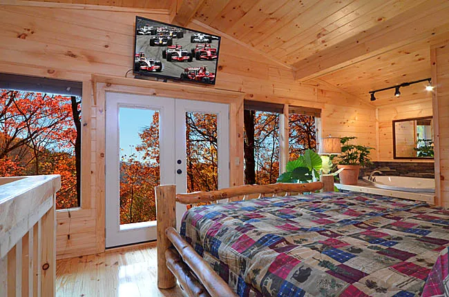 1610 pa honeymoon cabin views