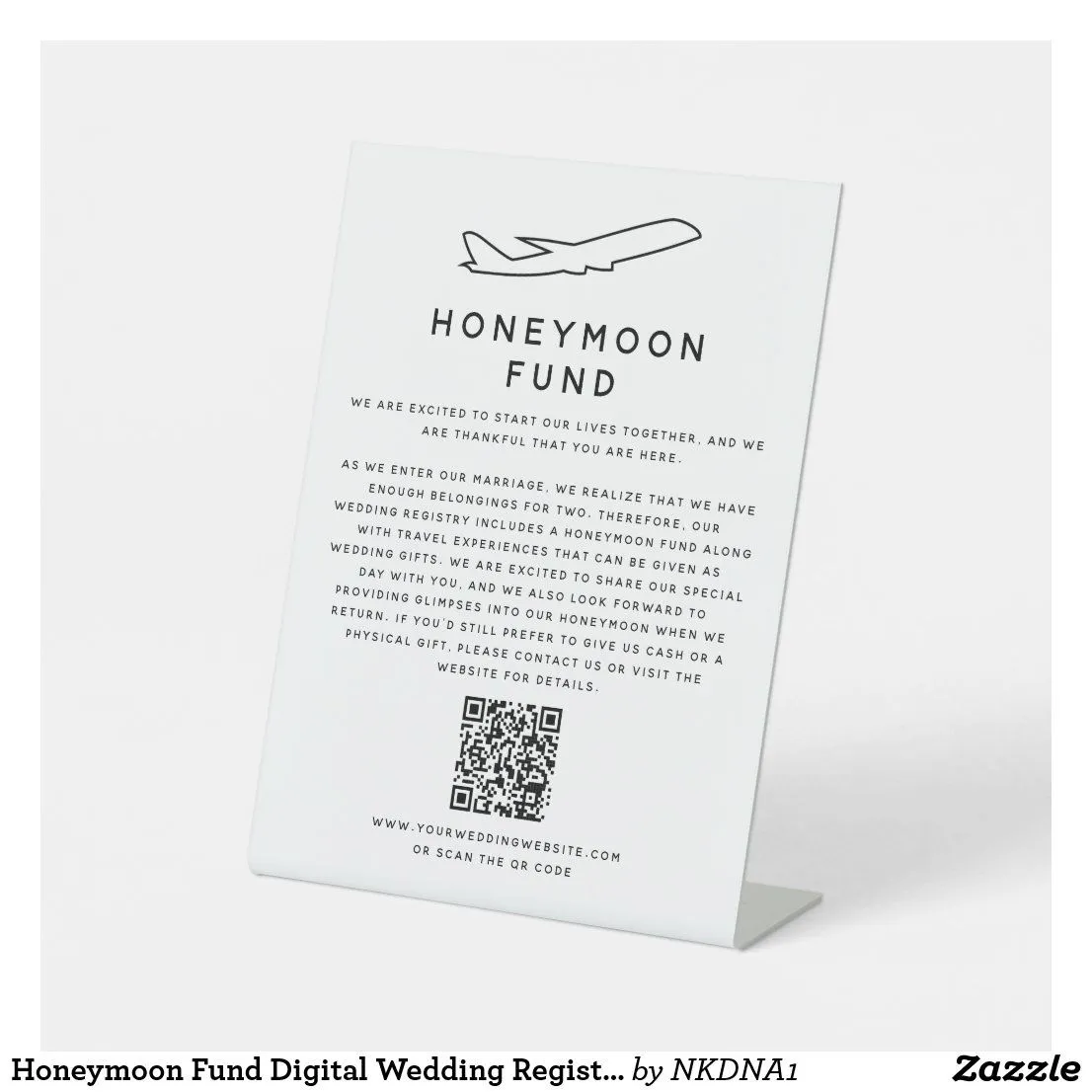 1681 honeymoon fund registry customize