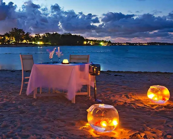 1836 romantic dinner andaman