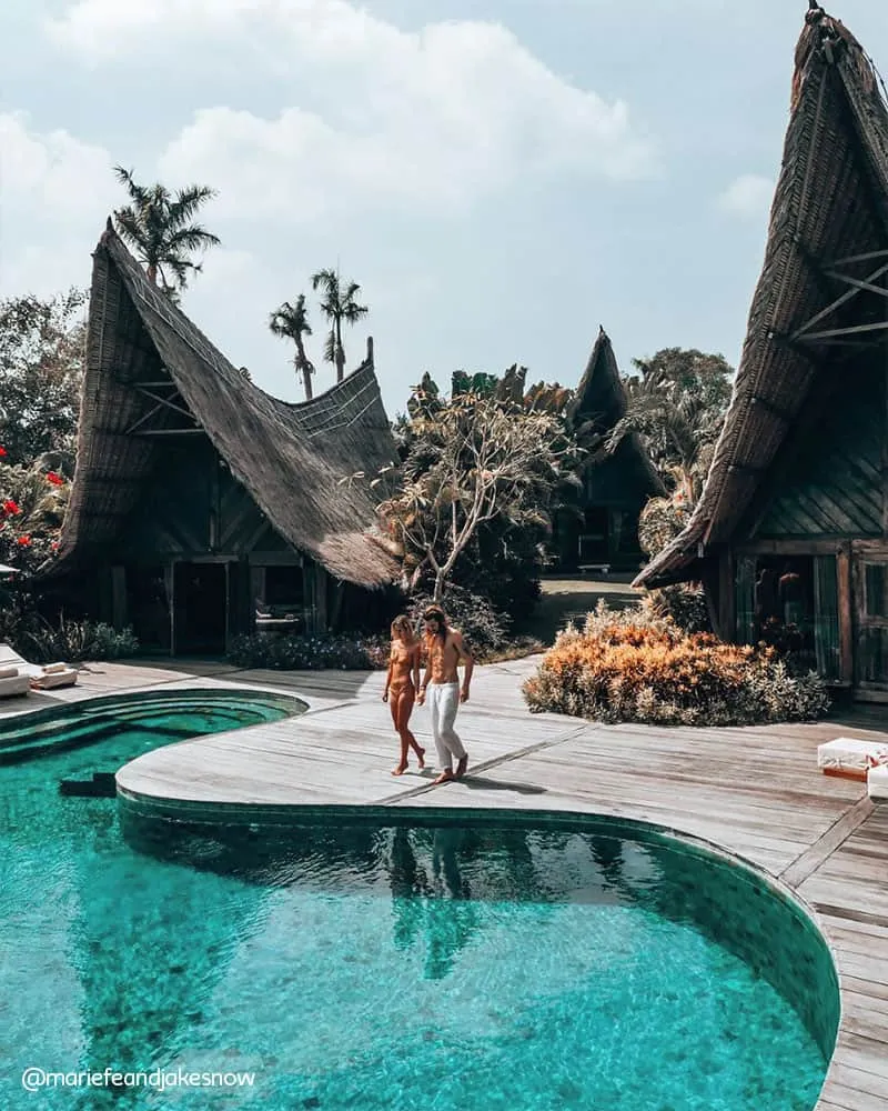 1870 bali honeymoon villa breakfast